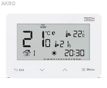 TECH ST-293zv3 dwustanowy BIAŁY przewodowy p/t