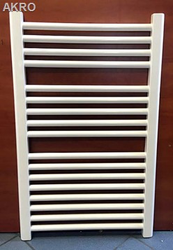 GRZEJNIK łazienkowy 40x80 biały prosty drabinka 360W 90°C
