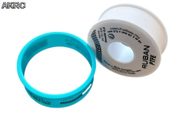 Taśma teflonowa GEB 0.2mm x 19mm x 15m PTFE