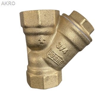 Filtr mosiężny osadnikowy do wody Goshe 3/4"