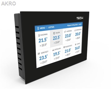 TECH ST-16S WiFi do 16 stref grzewczych CZARNY