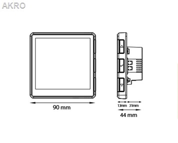 ENGO EHW-W 932312905 Programator czasowy biały CWU