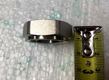 PÓŁŚRUBUNEK mosiężny niklowany 1/2"x3/4"