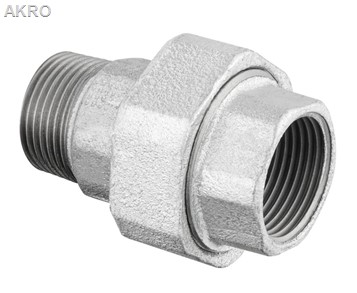 Dwuzłączka 5/4" ocynk w/z śrubunek bez uszczelki