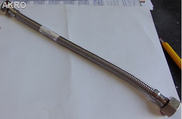 Wężyk w oplocie stalowym 150cm 3/4 GW x 3/4GW 657