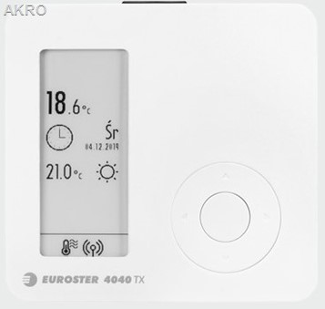 EUROSTER 4040TXC6 Bezprzewodowy regulator temp.