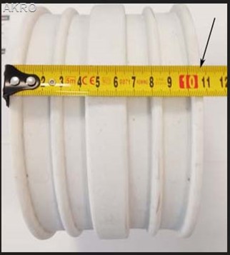 PCV 160 przejście szczelne ścianę dla rury 160mm