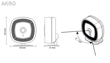 TECH STEROWNIK SINUM CR-01 Bezprzewodowy multisens