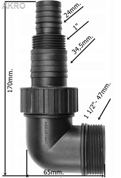 Przyłącze do węża do pomp zatapialnych FLO