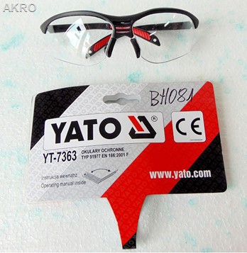 OKULARY OCHRONNE YATO 081