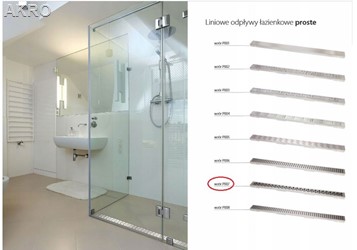 Odpływ liniowy PRODMAX INOX P007 90cm.