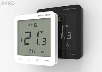 Tech sterownik SINUM RI-1 Plus BIAŁY Regulator pok