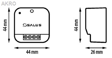 SALUS SR868 odbiornik do regulatorów RT i 091FLRFV