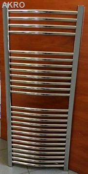 Grzejnik łazienkowy 55x120 CHROM łuk drabinka 453W 90°C