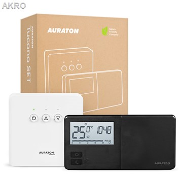 AURATON TUCANA SET Carbon regulator bezprzewodowy Czarny