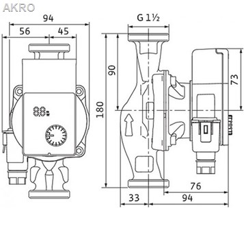 POMPA WIlo Yonos PICO 25/40 1.0 180mm