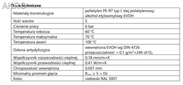 RURA KAN-therm PE-RT 5 warstw 16mmx2.0mm 600m