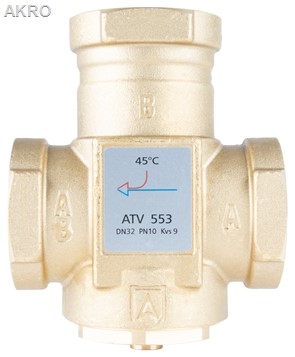 AFRISO Zawór temperaturowy 3-DR 45*C 5/4 kvs 9