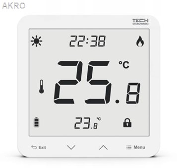 Tech ST-297V2 regulator pokojowy radiowy biały