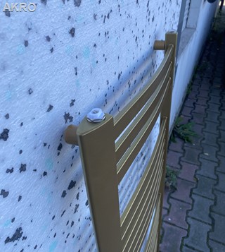 Grzejnik łazienkowy KRETA złoty 120x57 613W