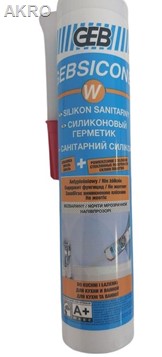 Silikon sanitarny GEB 310ml BEZBARWNY