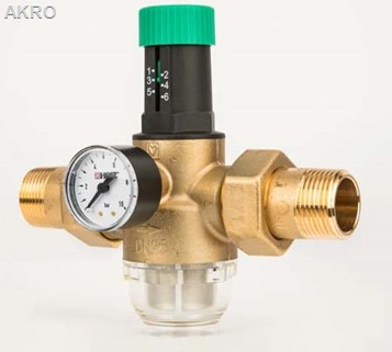 HERZ reduktor ciśn. DN15 1/2 1,56 bar z filtrem