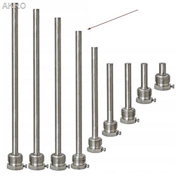 Kieszeń termometra 1/2" 200mm AISI PG9 nierdzewka