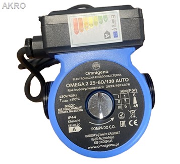Pompa centralnego ogrzewania OMNIGENA OMEGA2 25/60/130