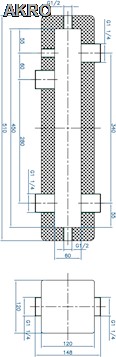 Zwrotnica hydrauliczna 5/4" 45kW sprzęgło