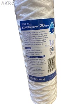 Wkład filtra 10" sznurkowy 20 mikronów