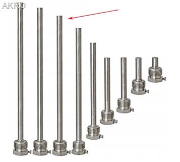 Kieszeń termometra 1/2" 250mm AISI PG9 nierdzewka