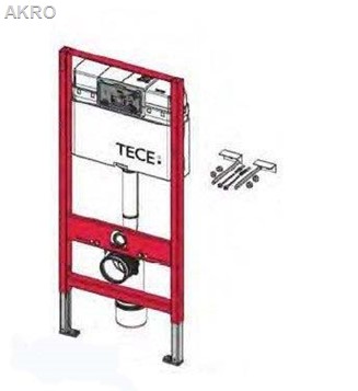 TECE stelaż podtynkowy BASE do WC ze spłuczką