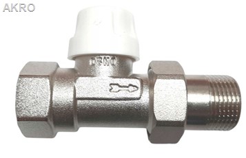 Zawór grzejnikowy termostatyczny 3/4" prosty M30x1,5