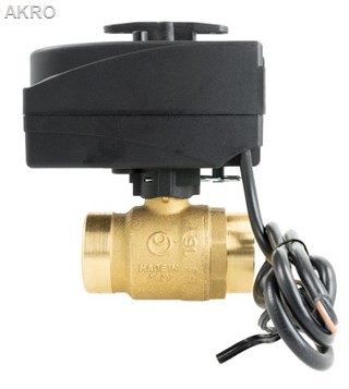 AFRISO 2-drogowy zawór z siłownikiem BEV 1" 230V