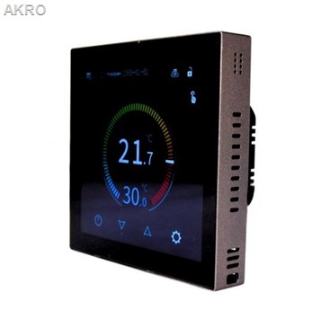 Auraton Octa podtynkowy tygodniowy z WiFi CZARNY