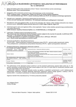 Rura PEX HERZ PE-RT/ 17x2 600m zwój