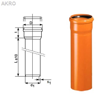 PCV 160 rura 2m SN8 lita 4,7mm