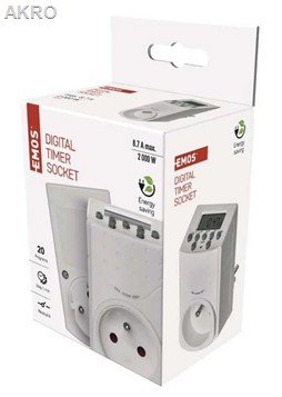EMOS cyfrowy programator czasowy P5506