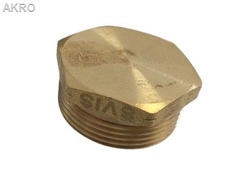 Korek mosiężny 6/4"