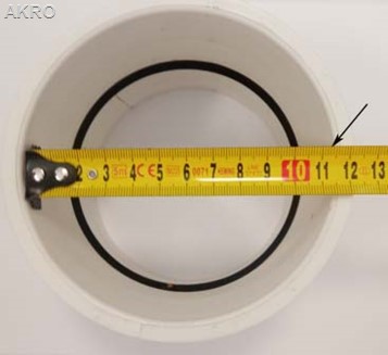 PCV 110 przejście szczelne ścianę dla rury 110mm