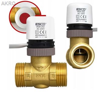 Elektrozawór 1" NC do nagrzewnic VEM-252 z475
