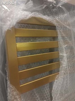 Grzejnik dekoracyjny 120x53 ZŁOTY MAT rozstaw 50cm
