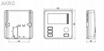 AURATON AURIGA (stara nazwa 3003) Dobowy regulator temperatury do sterowania temperaturą