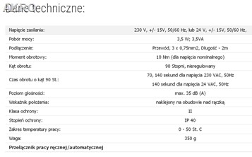 Siłownik zaworu mieszającego MIX MP06/MP10