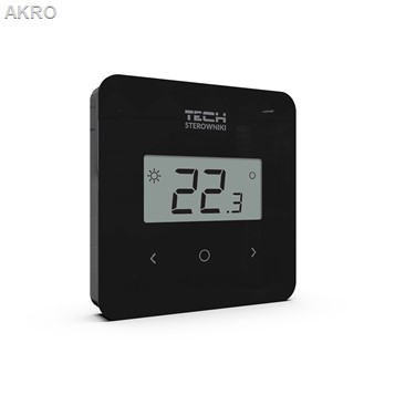 Regulator pokojojowy dwust. TECH T-2.2 czarny