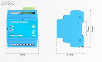TECH SINUM PS-08m 230 Moduł przekaźnika na szynę
