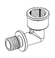 Mufa przejściowa kątowa 25x3/4"-GW