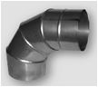 Wkład kominowy kolano regulowane 90° 130mm kwasówka 