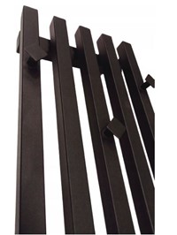Grzejnik dekoracyjny wieszaki 140x28 Czarny