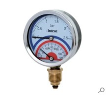 Termomanometr 2,5bar-80mm-120*C-1/2"TYŁ